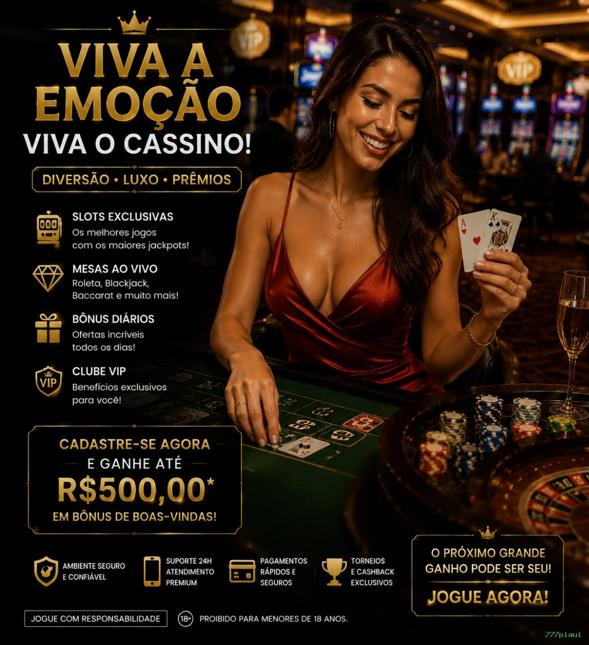 Configurações úteis dentro do app 777piaui